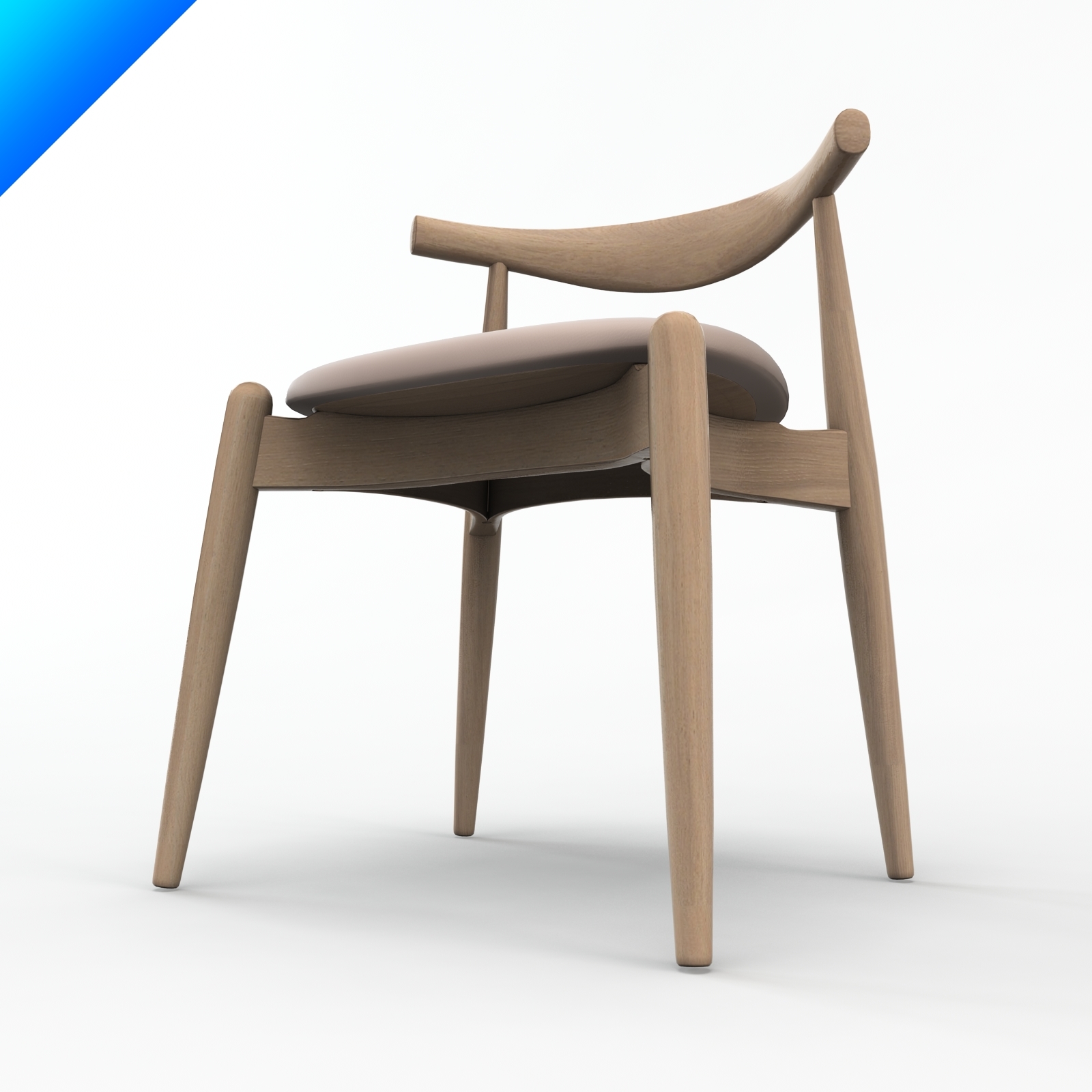 ch20 elbow chair design 3d obj