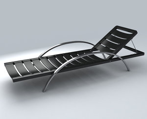 deckchair exterior 3d model