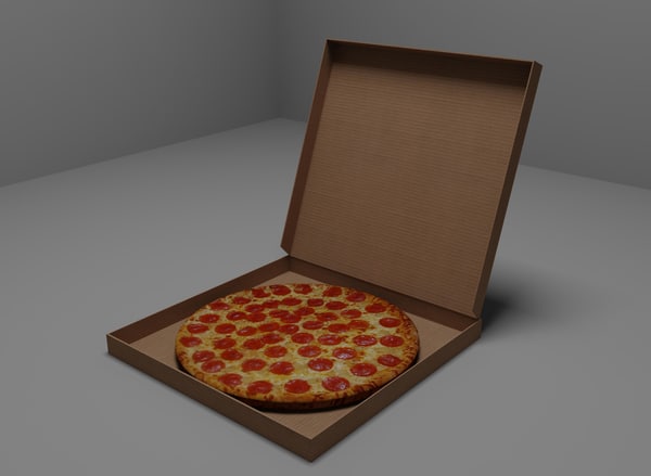 3d pizza 0 model