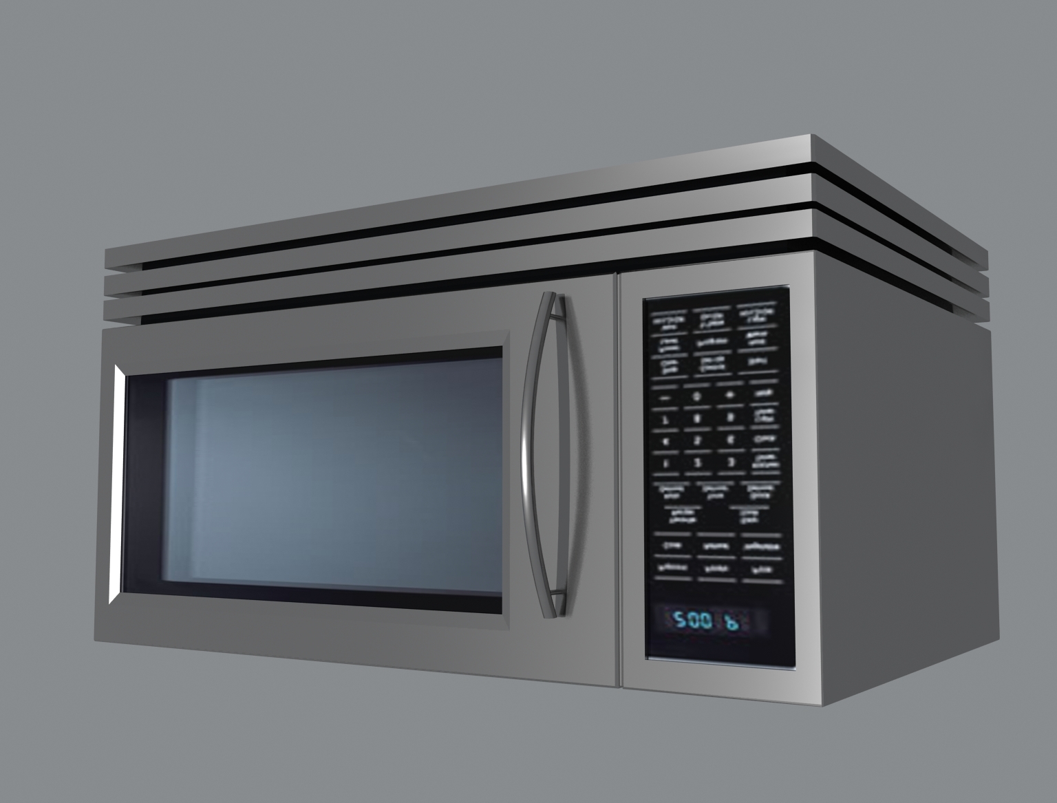 3d model microwave