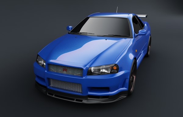 Nissan skyline 3d model