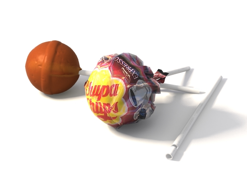 chupa chups 3d model
