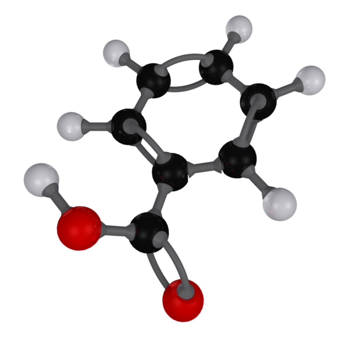 Benzoic Acid - Molecule 3d Max