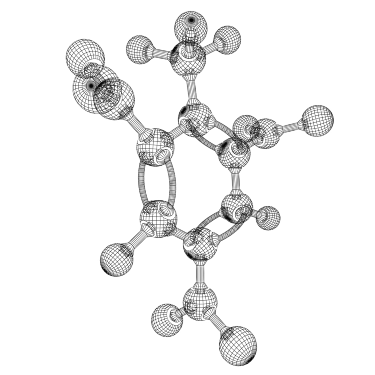 3d 2 Trinitrotoluene Molecule 3d-2-trinitrotoluene-molecule