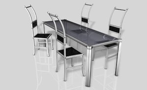 3d model furniture designed dining