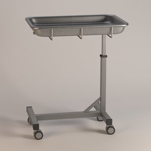 3d hospital table model