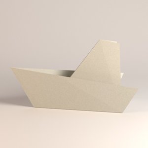 3ds paper boat