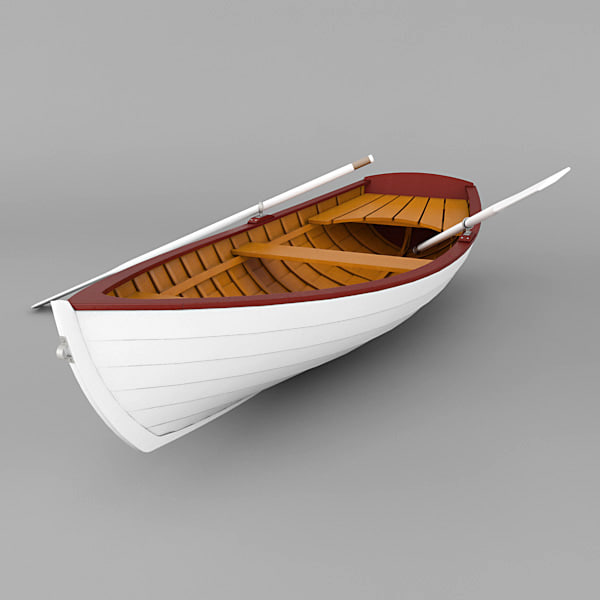 Rowboat Row Boat 3d 3ds 