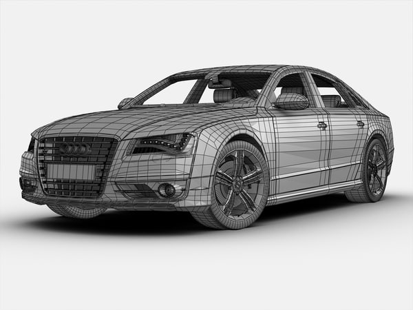 audi car 3d 3ds