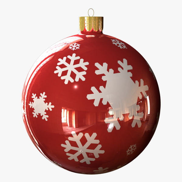 modelo 3d Adorno de Navidad - Bola festiva 001 - TurboSquid 642337