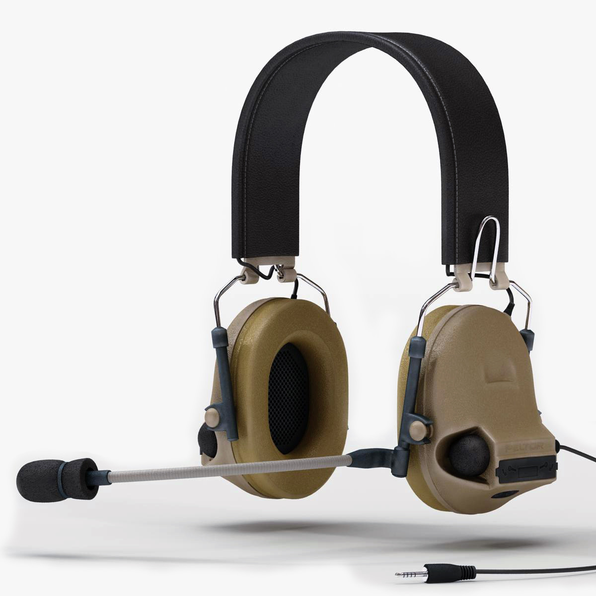 military peltor comtac ii 3d model