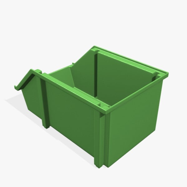 3d model stackable parts bin