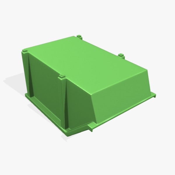 3d model stackable parts bin