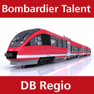 3d model talent passenger train deutsche