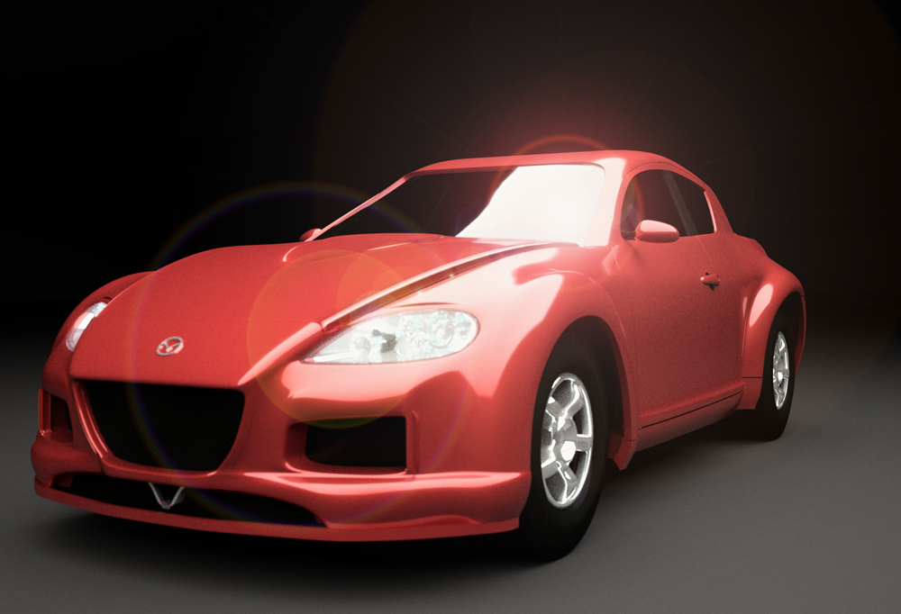 Mazda rx8 3d model