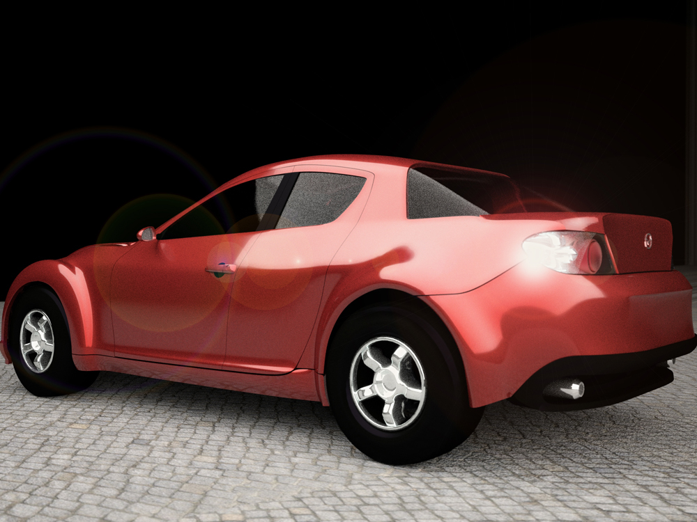 Mazda rx8 3d model