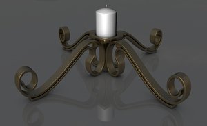 3d candelabra