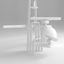 3d model of communication tower yacht