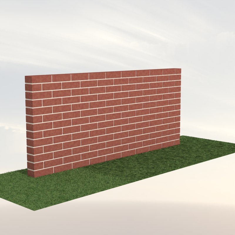 3ds brick wall