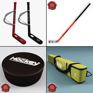 hockey stick v5 3d model