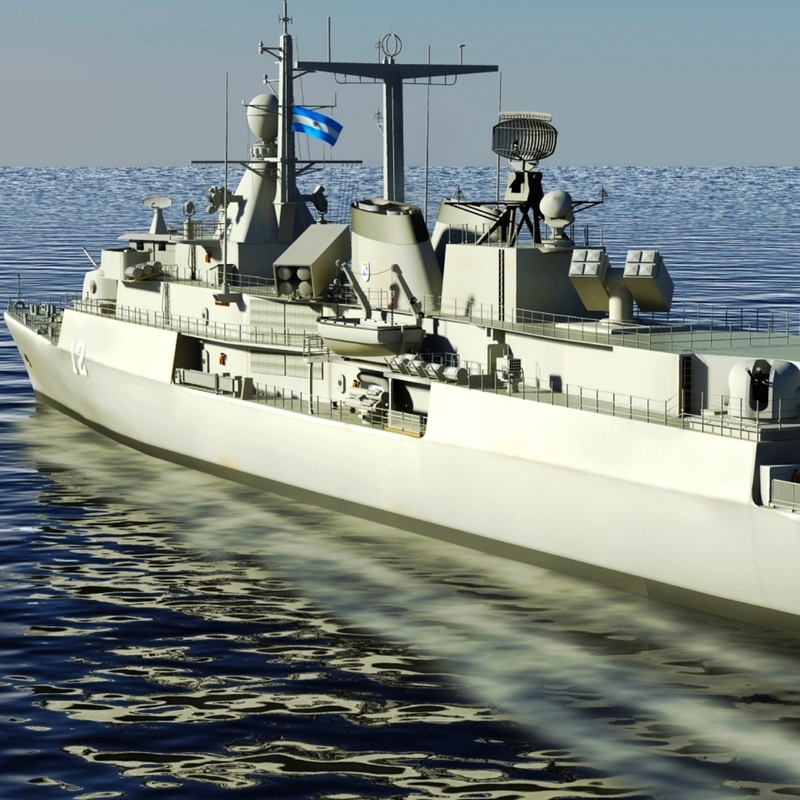 3D модель MEKO 360 Фрегат - TurboSquid 656962