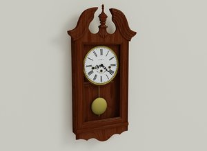 3ds max old wall clock