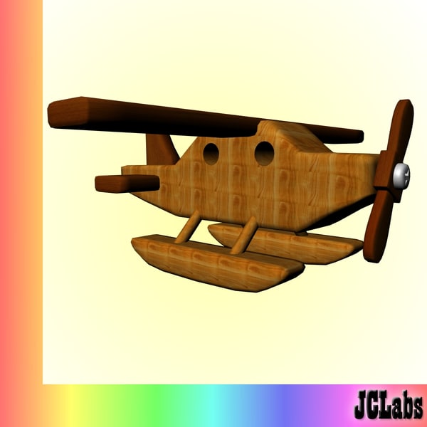 無料水上飛行機のおもちゃ3dモデル Turbosquid