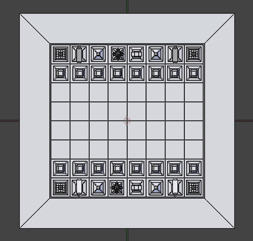 blend cubic chess set