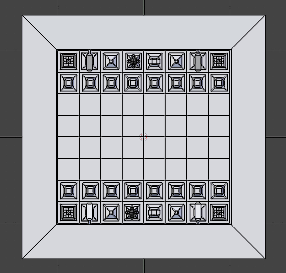 blend cubic chess set