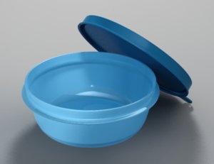tupperware bowl 3d model