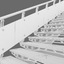 steel staircase 3d max