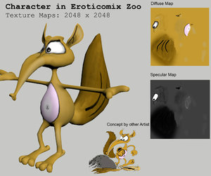 3d character erotcomix model