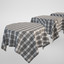 tablecloth set 3d model