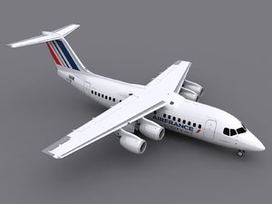 bae 146-200 avro rj85 3d model