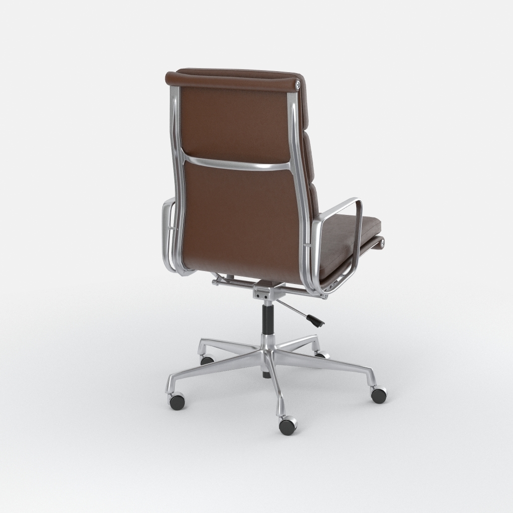 modÃ¨le 3D de Vitra Eames Soft Pad Groupe EA 219 Chaise haute qualitÃ© - TurboSquid 645921