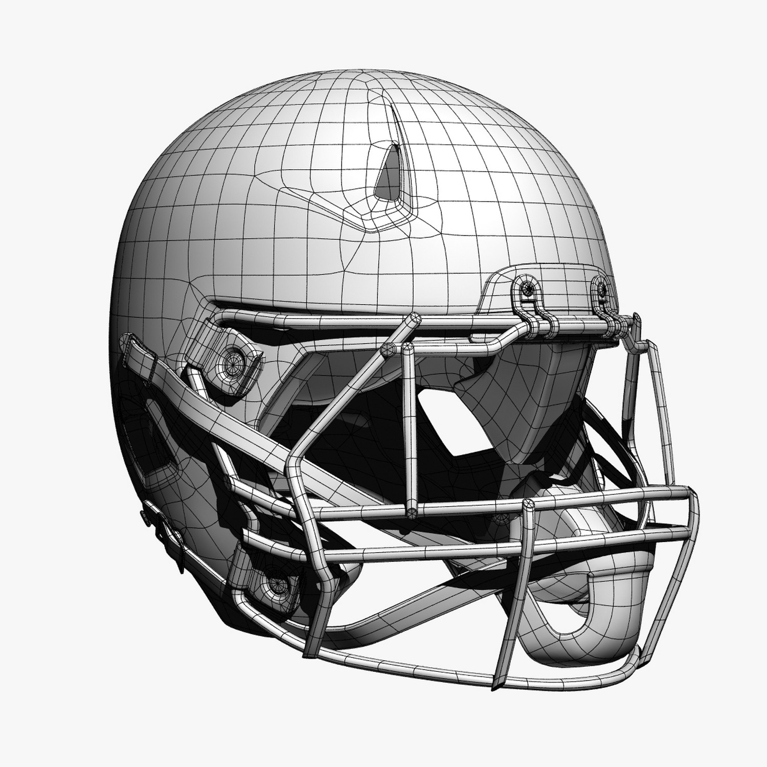 3d model football helmet