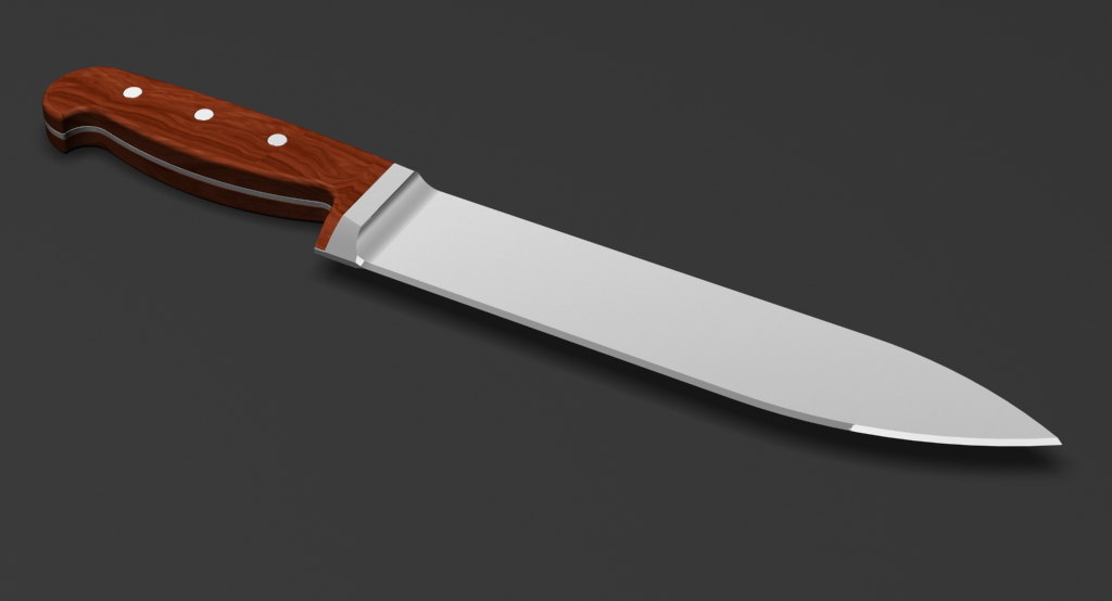 Kitchen Knife 3d Model 