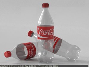 3d model coca cola