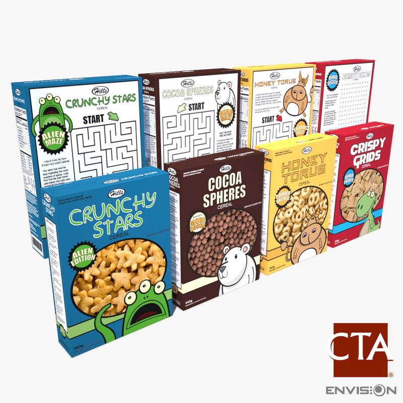 fbx generic cereal boxes