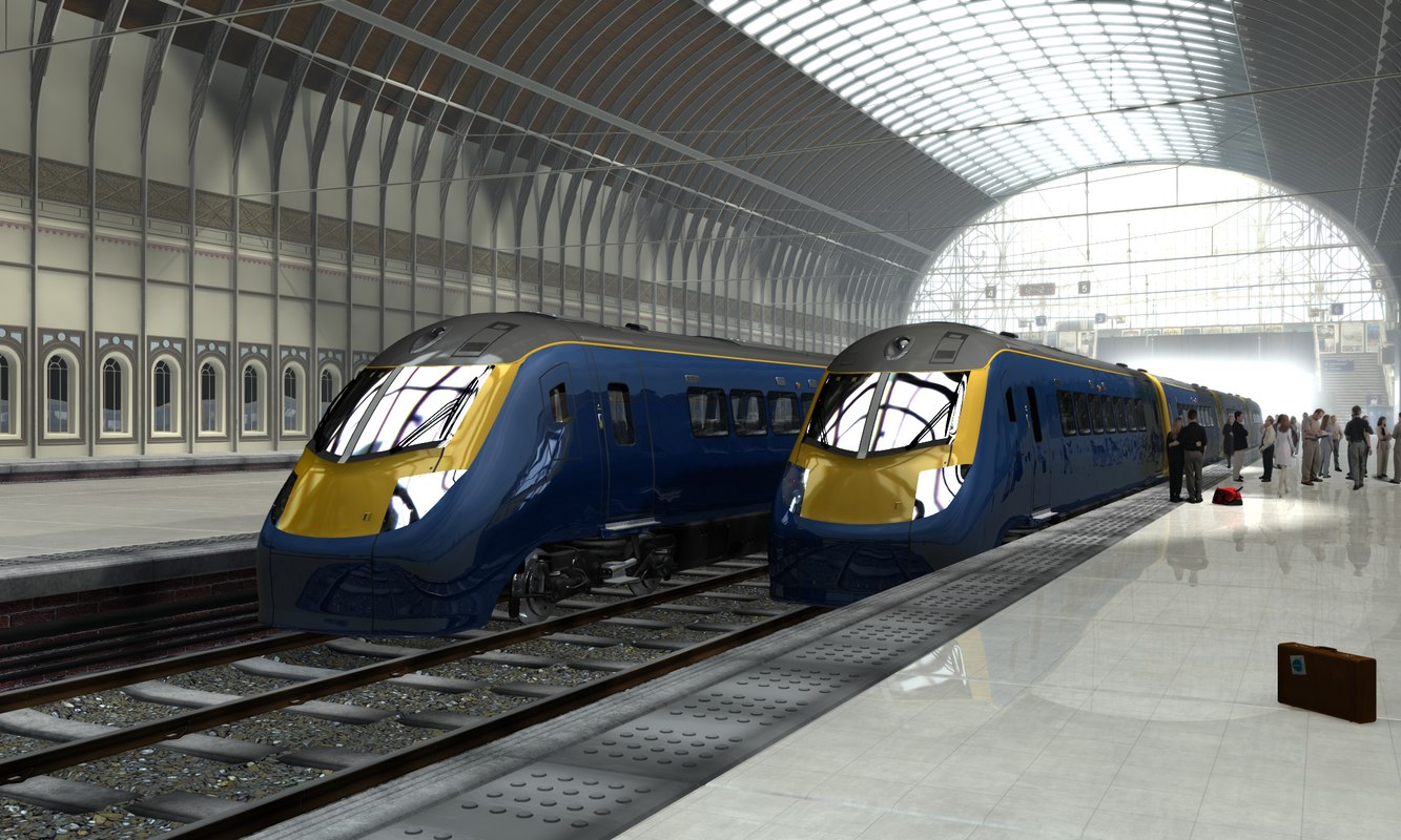 uk train 3d lwo