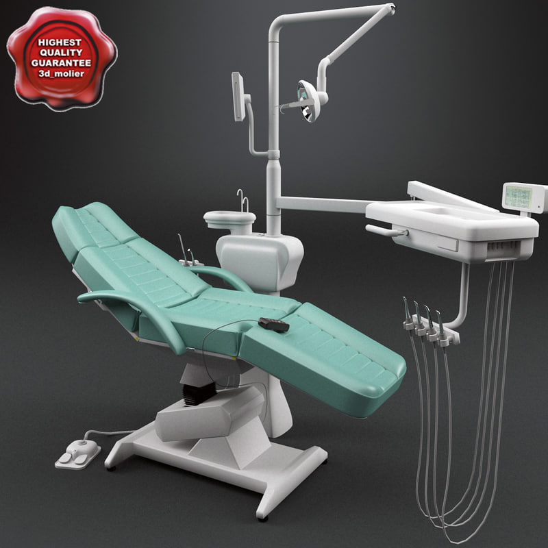 3d model of dental chairs