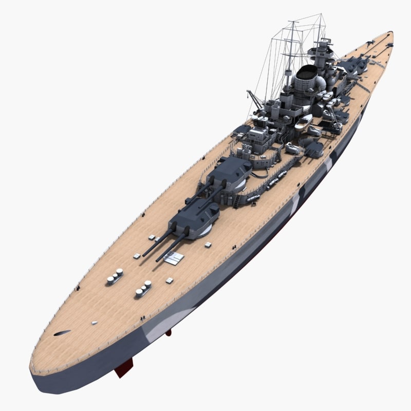 German Bismarck 3d Model