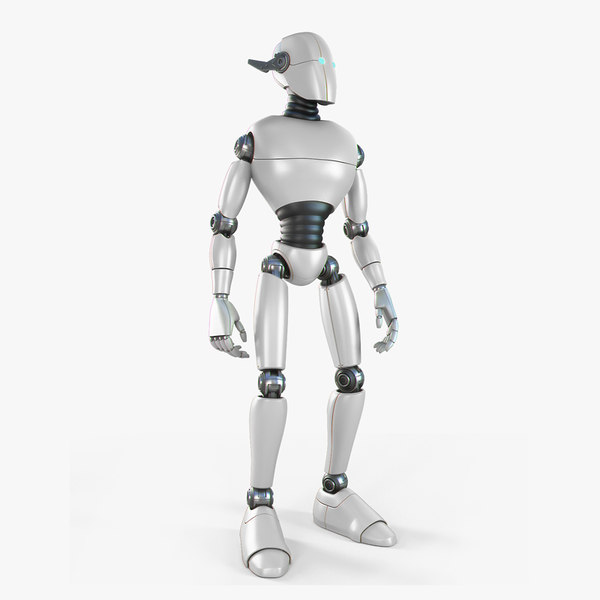 Модель робота. 3ds Max Robot. Робот 3d модель. Робот человек во весь рост.