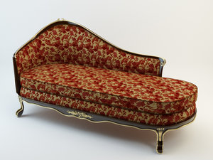 3d model upholstery stool