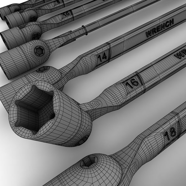 hinged socket wrenches fbx