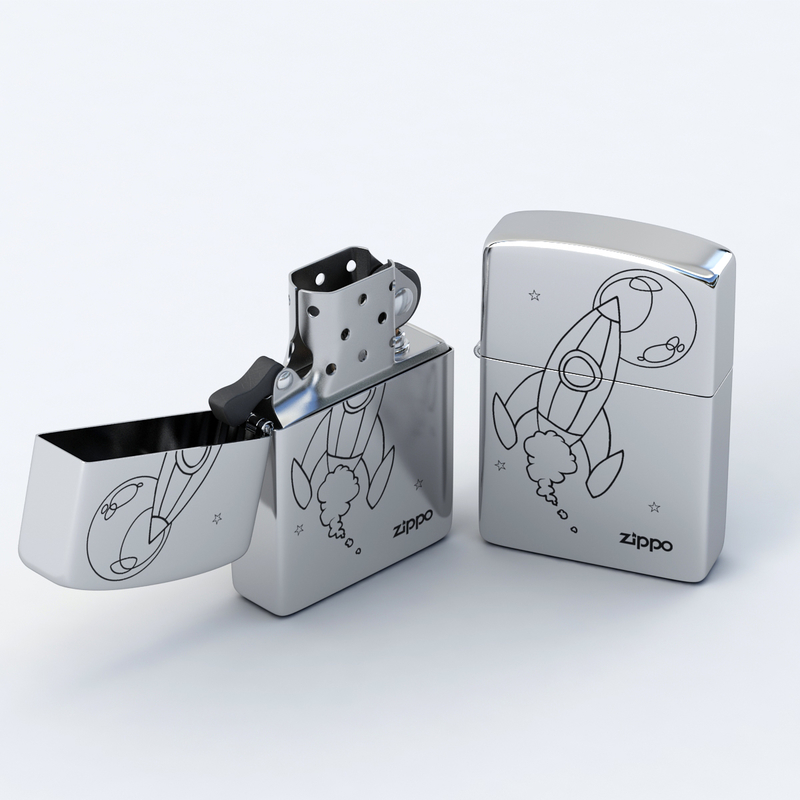 zippo lighter 3d model