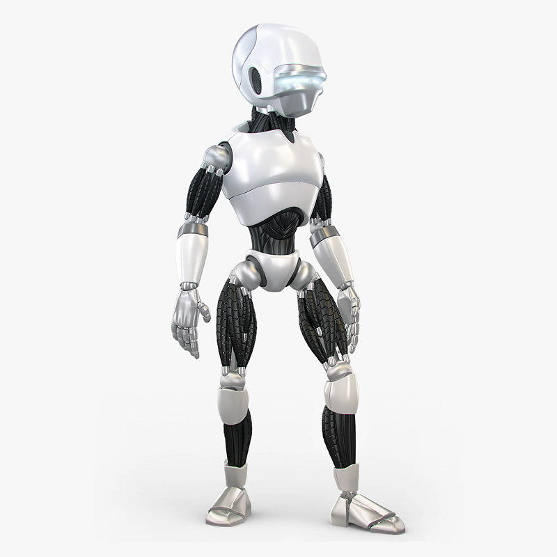 robot bot 3d model