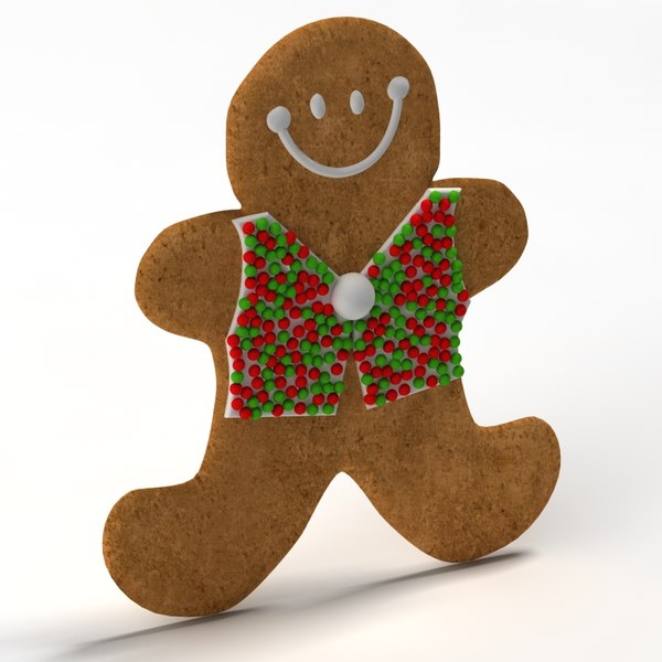 3d model of gingerbread ginger bread