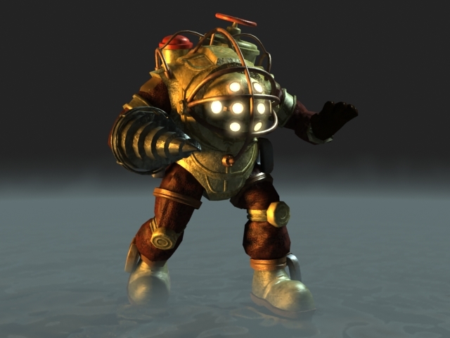 Bioshock Big Daddy 3d Model