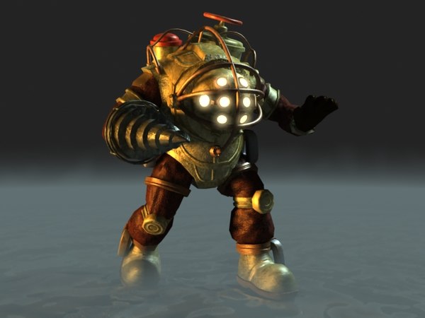 Bioshock Big Daddy 3d Model